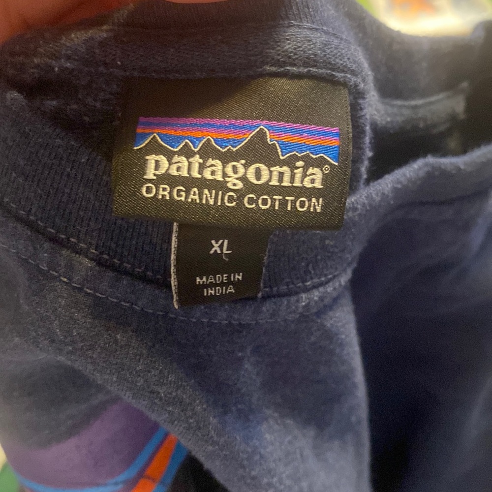 Patagonia navy crew neck
